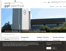 Tablet Screenshot of gipf-oberfrick.ch